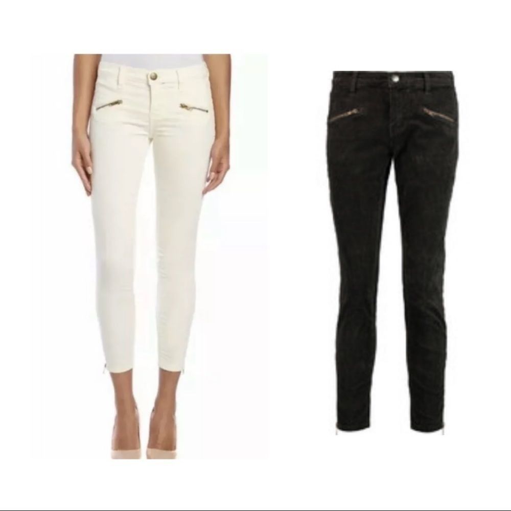 Current/Elliott Soho Zip Stiletto Corduroy pants
